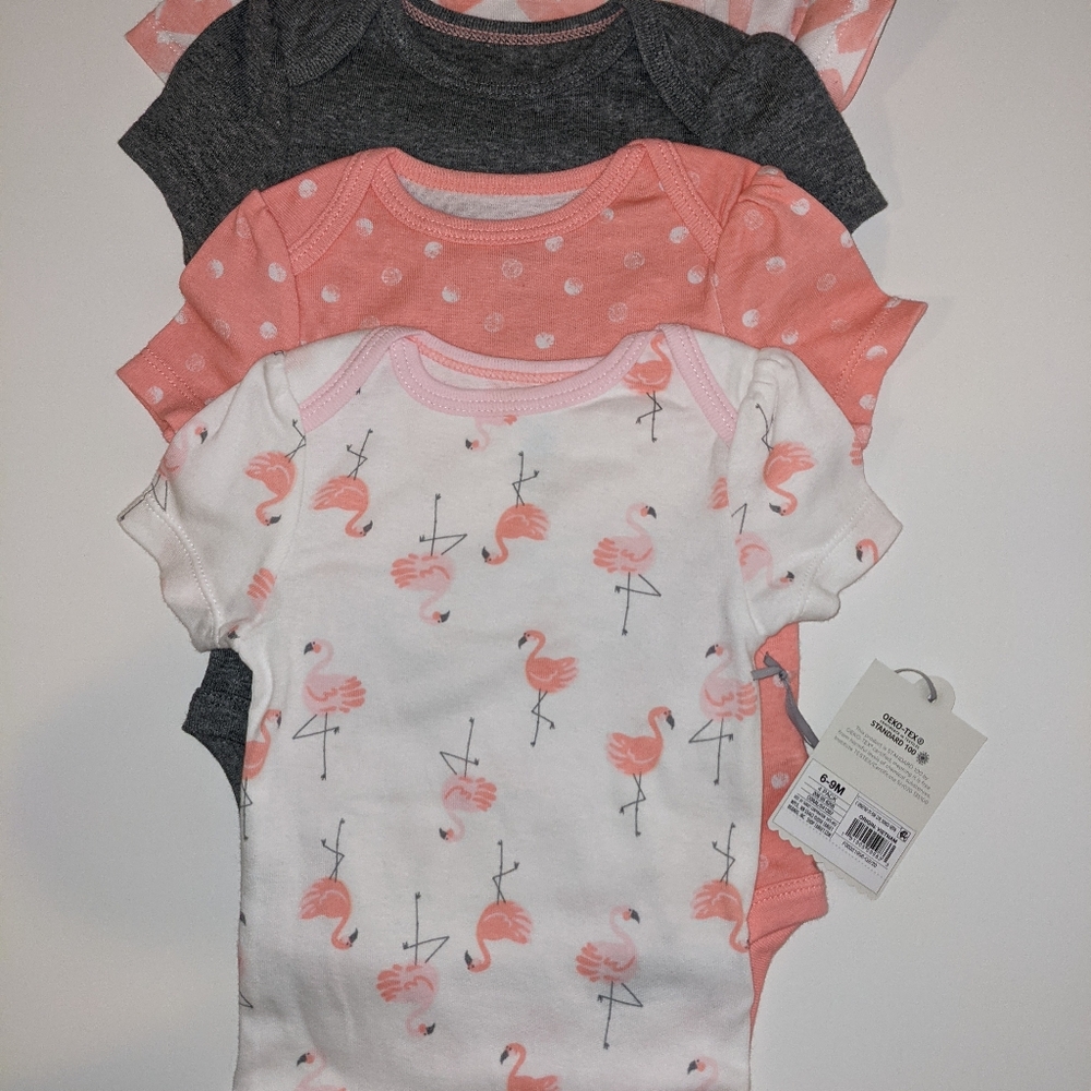 Cloud Island Onesies size 0-3 months Flamingo onesies cute onesies